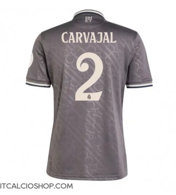 Real Madrid Daniel Carvajal #2 Terza Maglia 2024-25 Manica Corta